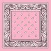 pink bandanas paisley