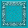 blue bandanas turquoise