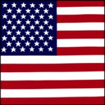 usa bandana flag for the 4th of July or any American celebration or event
