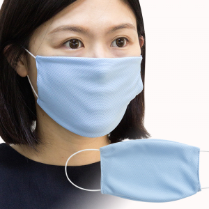 mask cloth cover for mouth light blue
